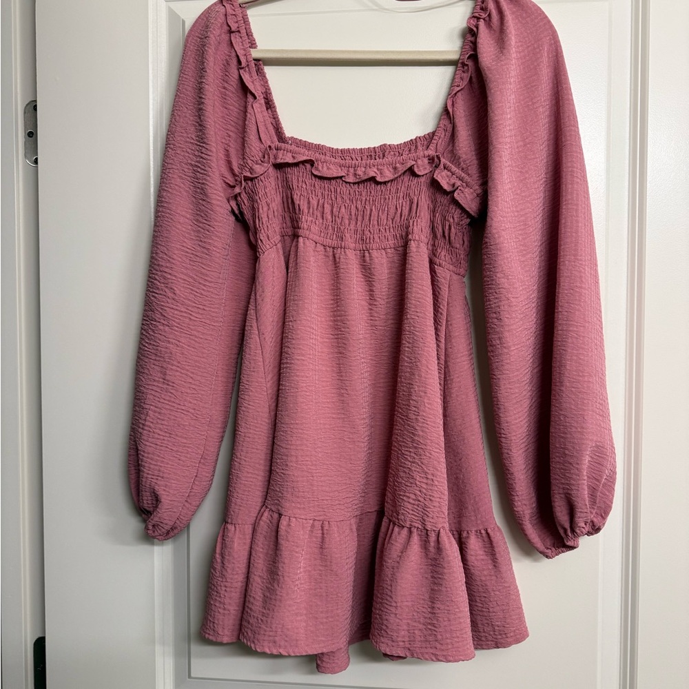 Altar'd State Pink Ruffled Mini Dress - Picture 2 of 5